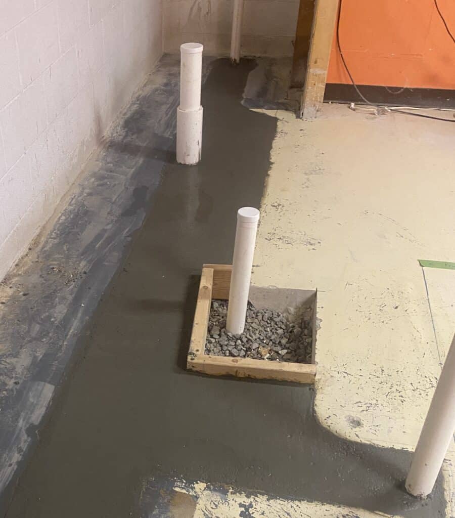 A Repaired Slab Leak